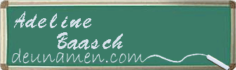 Adeline Baasch Visitenkarte